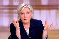 La candidate du Front national Marine Le Pen a rate sa prestation lors du debat d'entre-deux-tours mercredi soir.