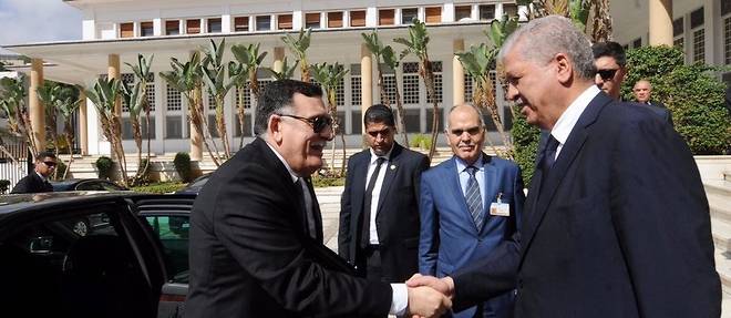 Le president du Conseil presidentiel du gouvernement d'entente nationale de Libye, Fayez el-Sarraj. Il est a Alger dans le cadre des concertations regulieres entre les deux pays. 