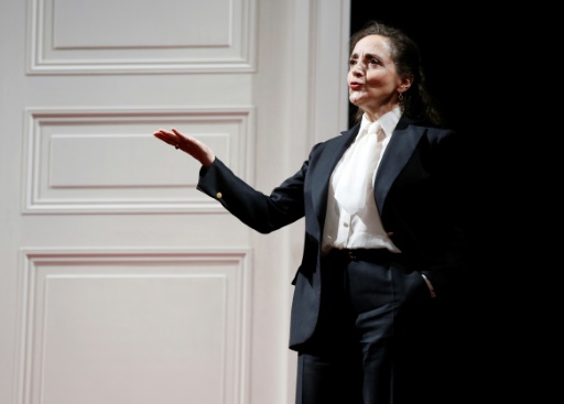 La comédienne Dominique Blanc, le 4 mai 2016 à Paris © FRANCOIS GUILLOT AFP/Archives