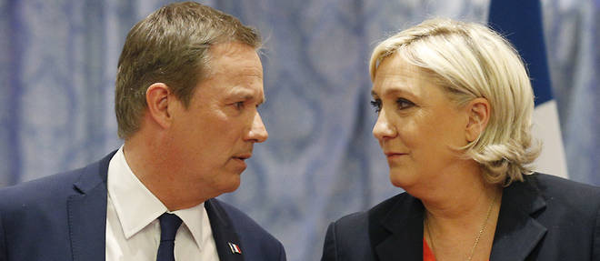 Nicolas Dupont-Aignan et Marine Le Pen ne feront pas front commun au premier tour des legislatives.