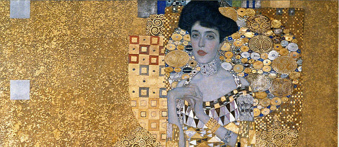 Le portrait d'Adele Bloch-Bauer, de Gustav Klimt (1862-1918), 1907 Neue Galerie, New York.