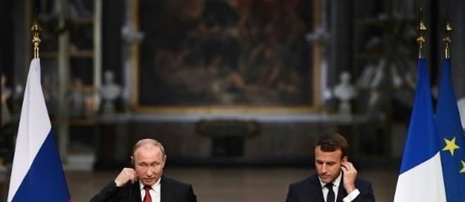A Versailles, Macron a parle cash a Poutine sur la Syrie, les Droits de l'Homme ou les medias russes