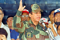 L'ancien dictateur panam&eacute;en Manuel Noriega est mort