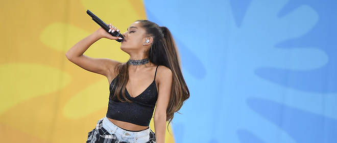 Ariana Grande durant un concert a New York en 2016.