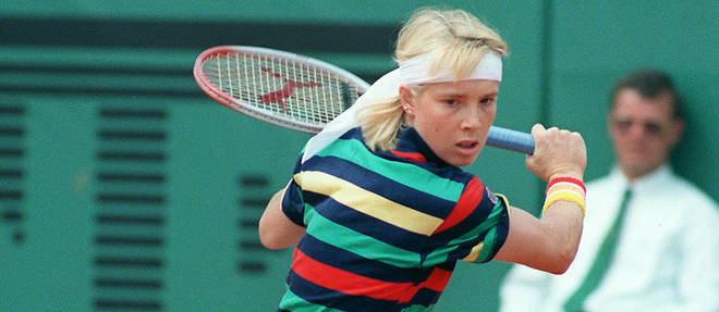 Catherine Tanvier a Roland-Garros en 1987.