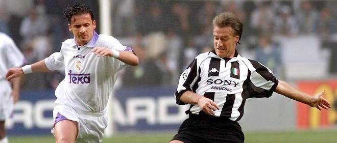 Predrag Mijatovic et Didier Deschamps, opposes en 1998 lors d'une finale Real Madrid-Juventus.