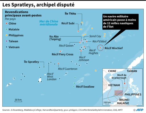 Les Spatleys, archipel disputé © AFP  AFP