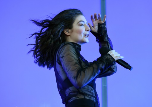 Lorde sur scène le 2 juin 2017 à New York © ANGELA WEISS AFP