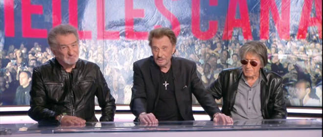 Les trois chanteurs au JT de TF1 le 4 juin. 