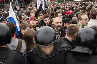 Russie&nbsp;: plus de&nbsp;1&nbsp;500 opposants arr&ecirc;t&eacute;s lors de manifestations anticorruption
