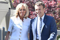 Les Macron au chevet des Hallyday dans l'&eacute;preuve