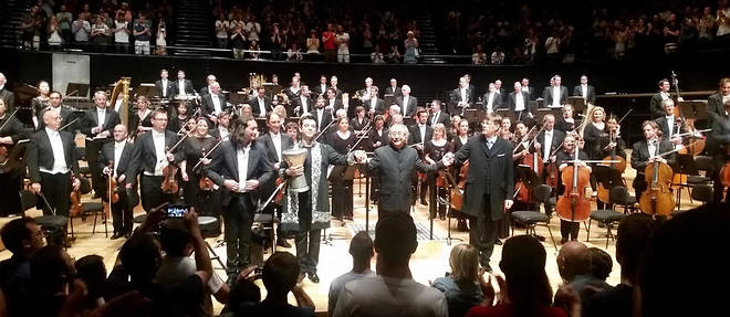 Le concert en hommage aux musiques de Uematsu a la Philharmonie de Paris. 