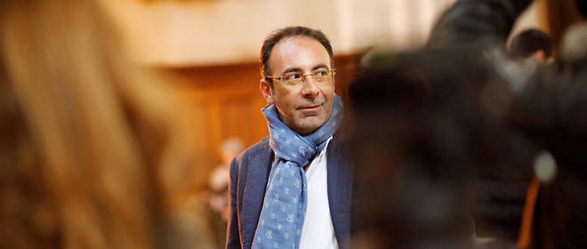 Cyril Astruc alias Alex Khann, lors de l'ouverture du proces de Michel Neyret, l'ancien numero 2 de la Police Judiciaire de Lyon.