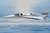 Le Baby Boom, une maquette volante a l'echelle un tiers de l'avion supersonique Boom.