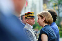 La ministre des Armees Florence Parly lors de la ceremonie de passation de pouvoir a l'hotel de Brienne le 21 juin. 