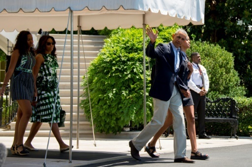 Obama et sa famille en vacances a Bali
