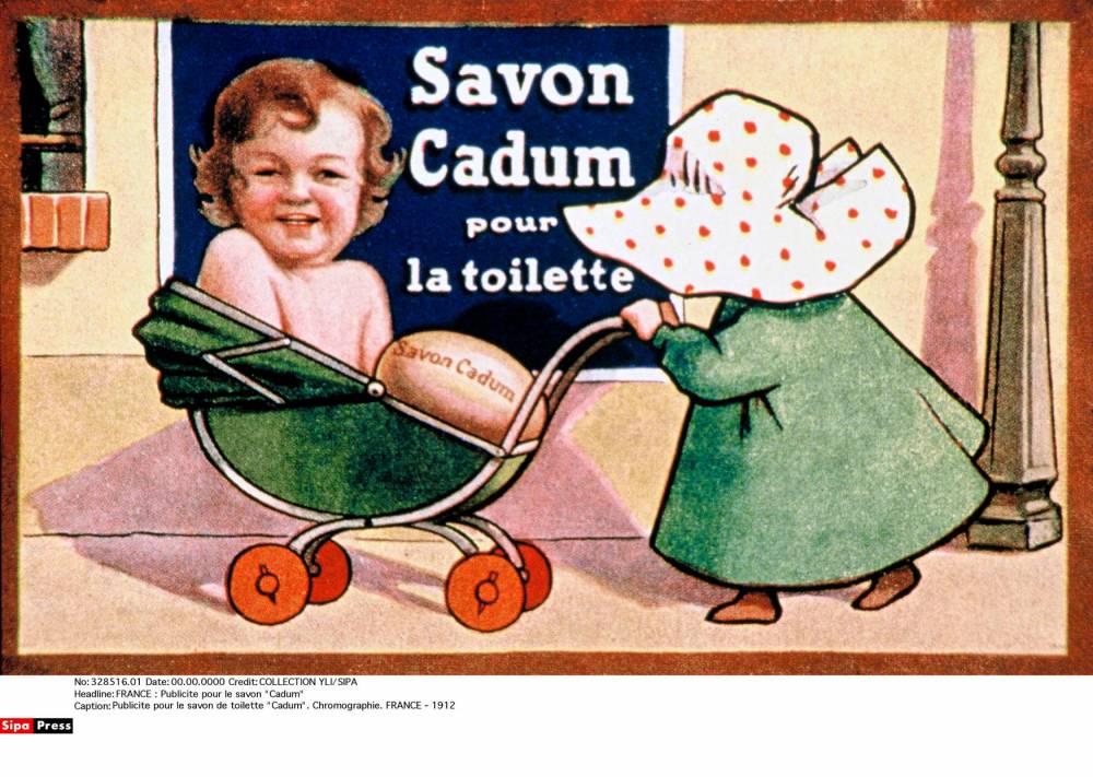 La marque de savon Cadum a été créée en 1907 © YLI/SIPA SIPA