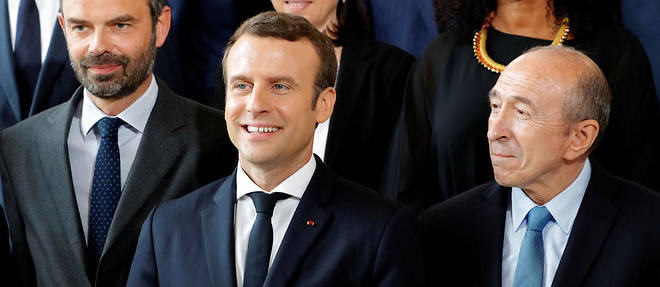 Emmanuel Macron a choisi comme piliers de son gouvernement deux maires de grandes metropoles, le Havrais Edouard Philippe et le Lyonnais Gerard Collomb.