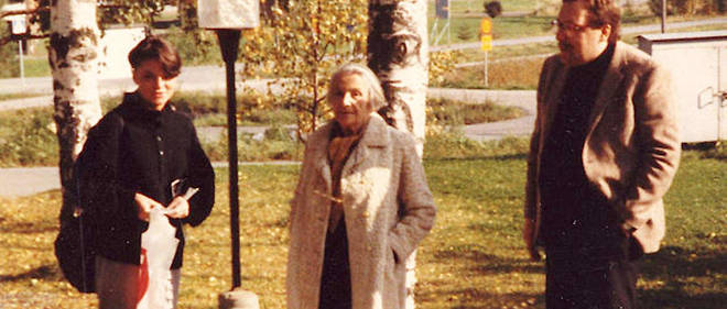 Nathalie Sarraute (au milieu) en 1983. Photo d'illustration.