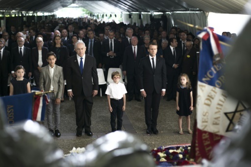 Macron et Netanyahu commemorent le Vel d'Hiv et affichent leur proximite