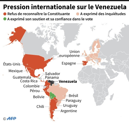 Pression internationale sur le Venezuela © Gustavo IZUS AFP