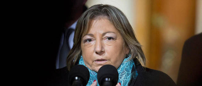 La maire de Calais, Natacha Bouchart. 