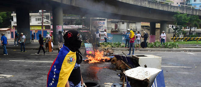 30 Juillet 2017. Manifestants anti-Maduro.