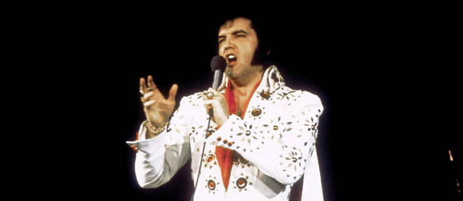 Elvis Presley en 1973.