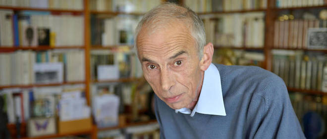 Pierre Bergounioux chez lui en 2013.
