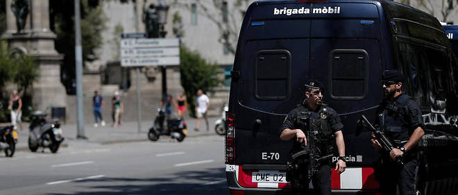 Une operation de police a ete menee pres de Barcelone. Image d'illustration.