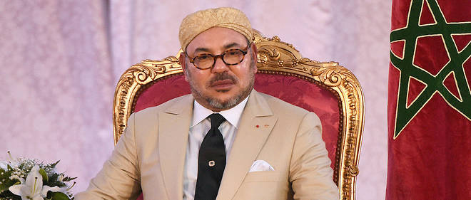 Mohammed VI a Paris lors de la COP21. Le roi du Maroc vient en son domaine de Betz chaque saison de l'annee. 