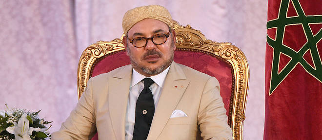 Mohammed VI a Paris lors de la COP21. Le roi du Maroc vient en son domaine de Betz chaque saison de l'annee. 