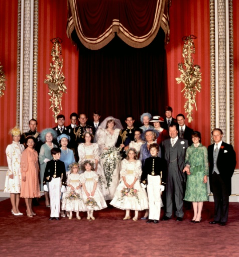 Photo officielle prise le 29 juillet 1981 du mariage de Lady Diana et du prince Charles © - POOL/AFP/Archives