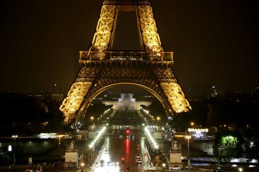 Vue sur la Tour Eiffel à PAris, le 1er septembre 2017 © LUDOVIC MARIN AFP