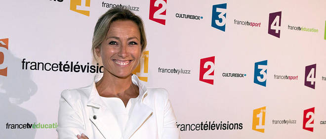 Anne-Sophie Lapix debute lundi 4 septembre a la presentation du JT de 20h sur France 3. (Illustration)