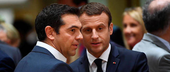 Le Premier ministre grec, Alexis Tsipras, recoit Emmanuel Macron pour un voyage officiel de 2 jours les 7 et 8 septembre.