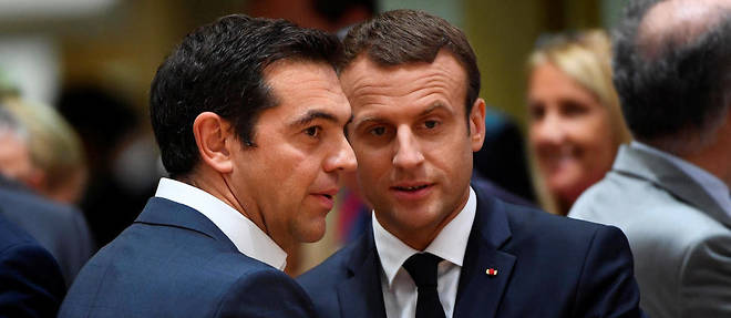 Le Premier ministre grec, Alexis Tsipras, recoit Emmanuel Macron pour un voyage officiel de 2 jours les 7 et 8 septembre.