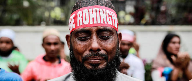 Selon l'ONU, plus d'un millier de Rohingyas ont ete tues dans des massacres.