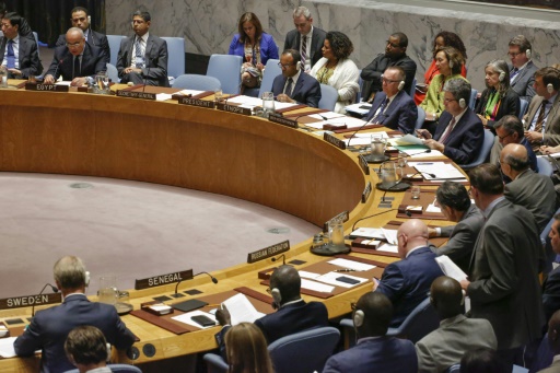 Réunion du conseil de sécurité de l'ONU consacré à la Corée du Nord le 11 septembre 2017 à New York © KENA BETANCUR AFP