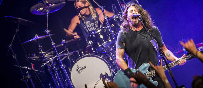 Les Foo Fighters sur scene le 14 septembre 2017, a Stockholm. Photo fournie par Sony Music.