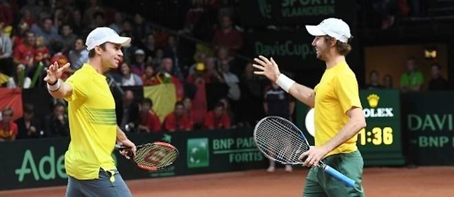 Coupe Davis: l'Australie aux commandes face a la Belgique en demies