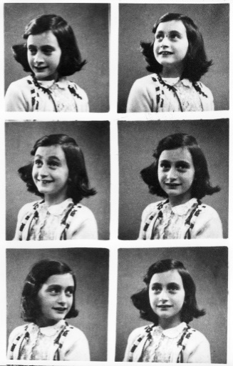 Série de photos d'identités d'Anne Frank © DESK ANP/AFP