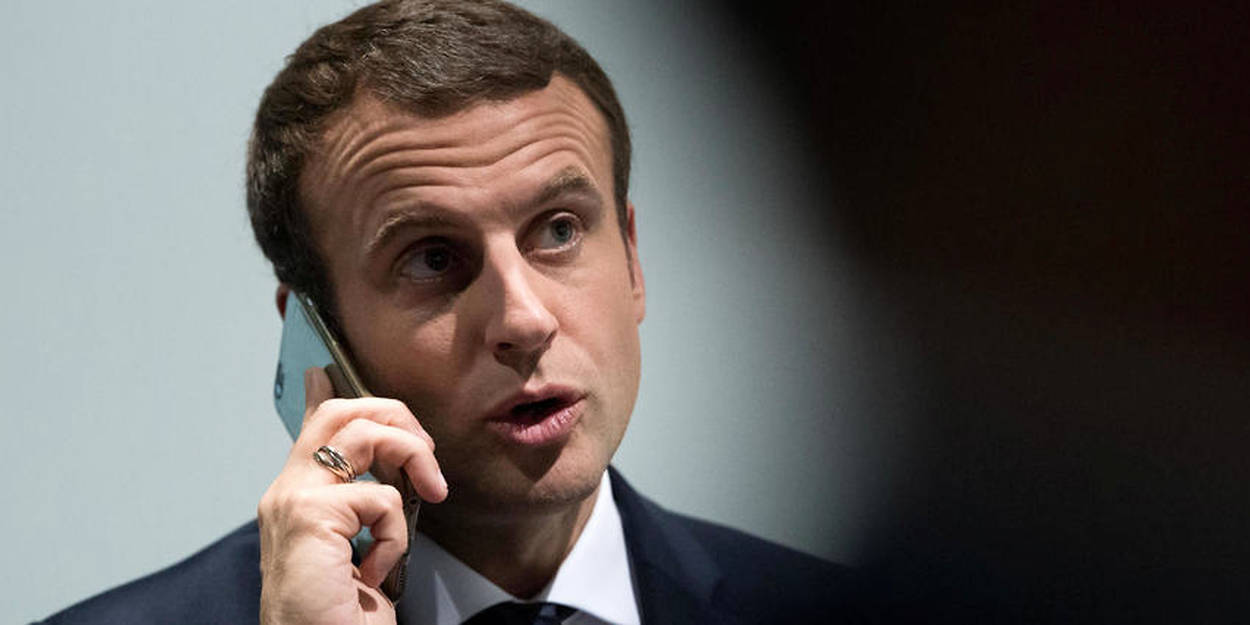 Comment le numéro de portable de Macron s'est retrouvé sur Internet - Le  Point
