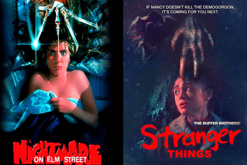 Qui Est Mort Dans Stranger Things Stranger Things pastiche des affiches de films cultes des années 80