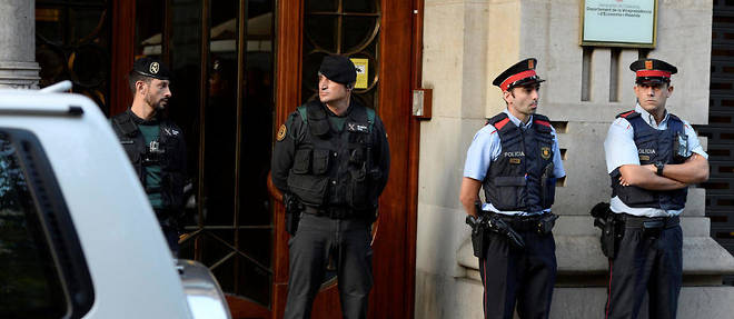 Des perquisitions ont eu lieu dans les bureaux de l'executif en Catalogne. 