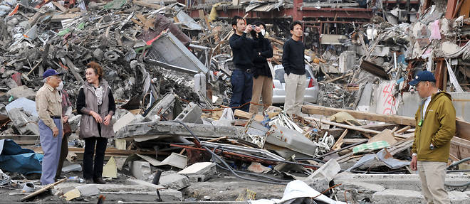 En mars 2011, un seisme de magnitude 9 avait deja ravage une partie du Japon (image d'illustration).