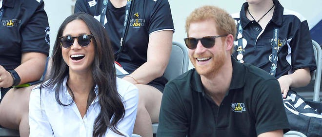 Le prince Harry avec sa petite amie, l'actrice americaine Meghan Markle, a Toronto.