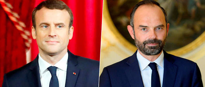 Les actions d'Emmanuel Macron et Edouard Philippe saluees dans les sondages. 