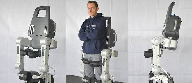 Wandercraft developpe un exosquelette pour permettre aux handicapes de marcher.