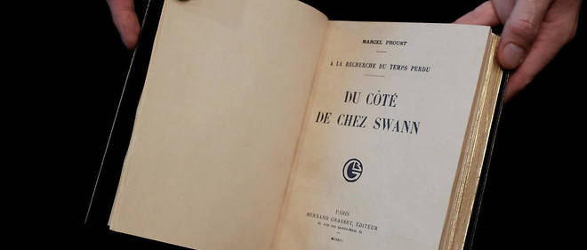Un exemplaire de "Du cote de chez Swann" va etre vendu aux encheres le 30 octobre prochain. 